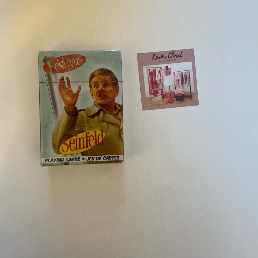 NIB Seinfeld Playing Cards